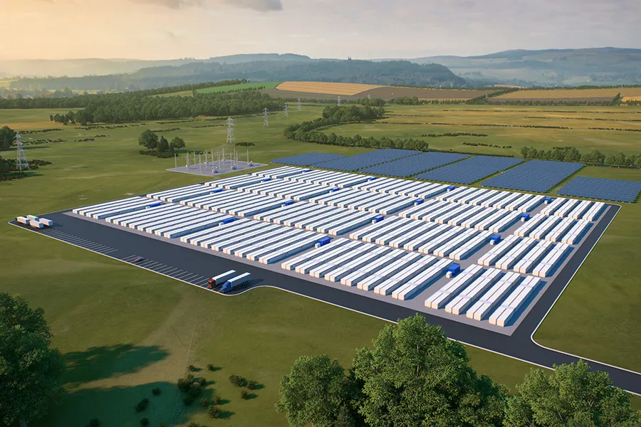 Illustration of Form Energy facility.