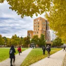 Stata Center and courtyard
