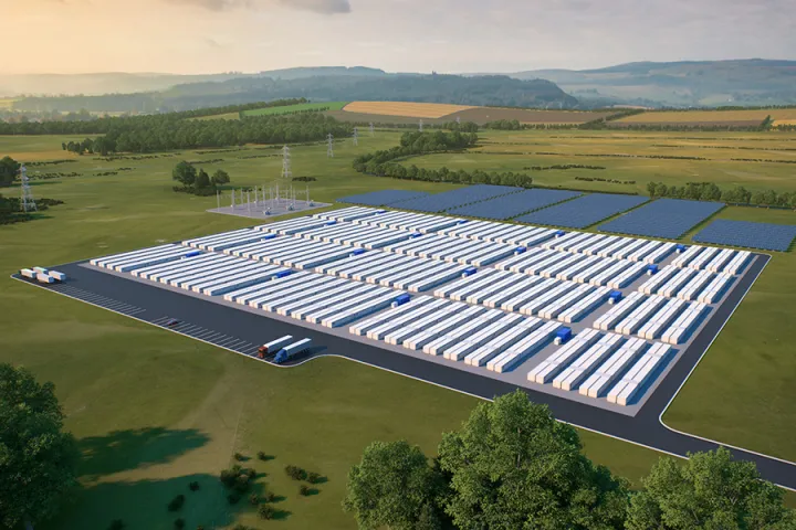Illustration of Form Energy facility.