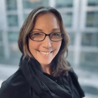 A headshot of Jillian Auerbach